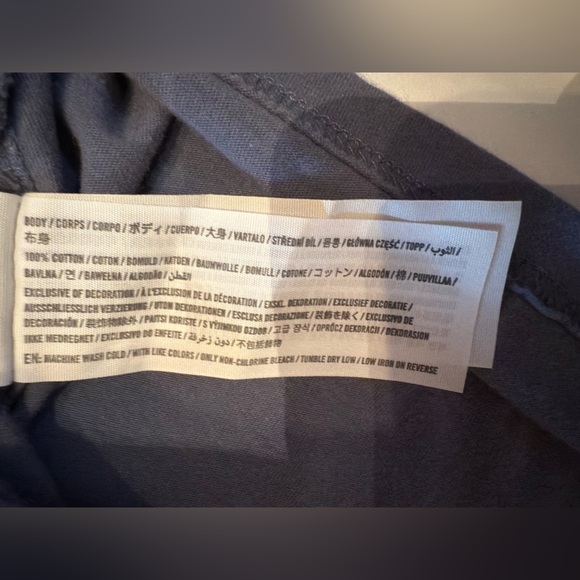 Abercrombie and Fitch, large blue T-shirt - Picture 4 of 4